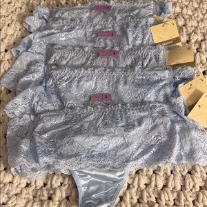 Secret Treasures Light Blue Lace Panties